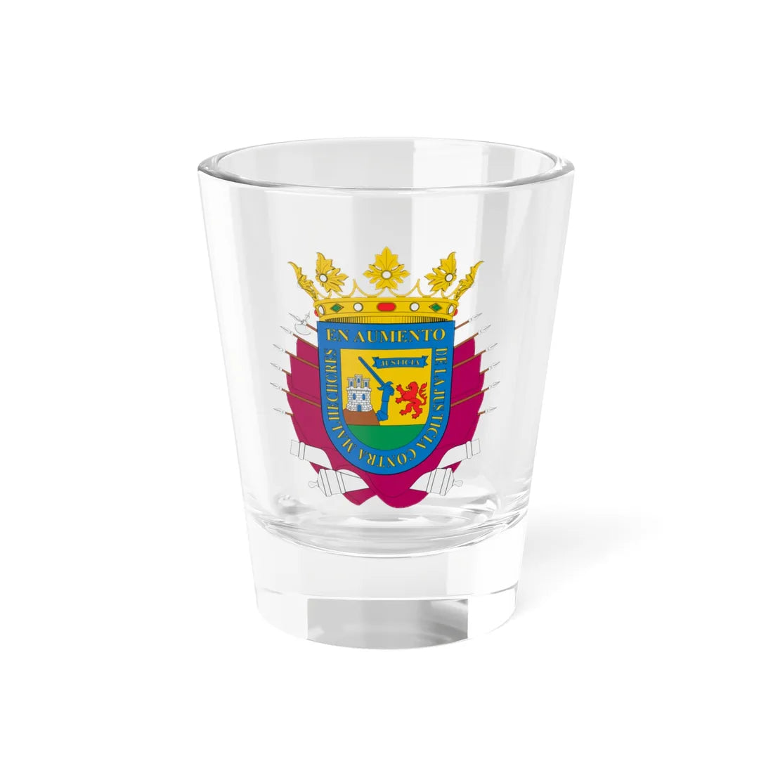 Escudo del Diputado General de Álava (Spain) (Coat of Arms) Shot Glass 1.5oz 1.5oz - Go Mug Yourself
