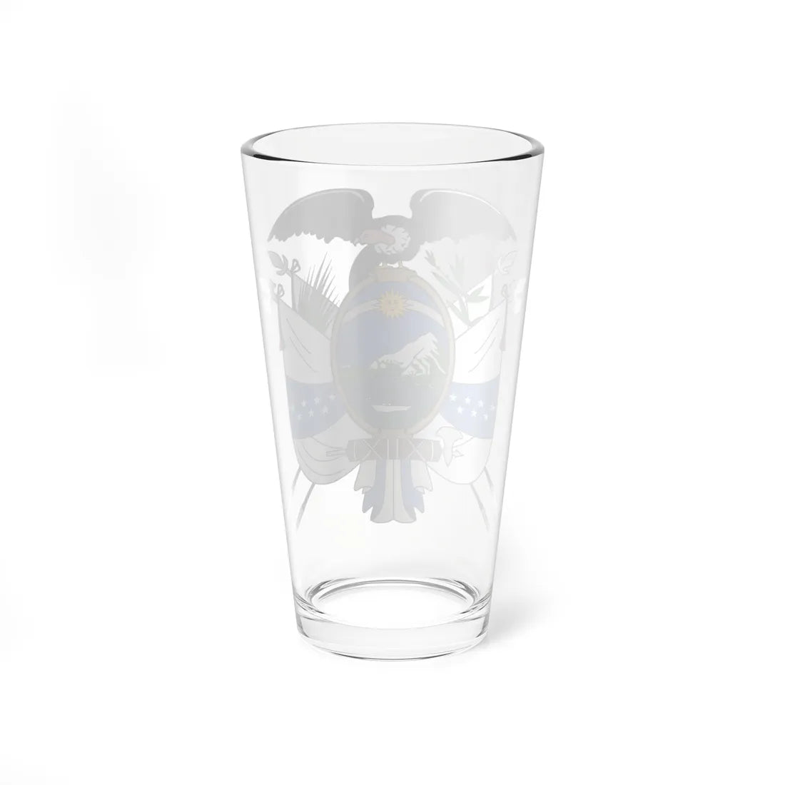 Escudo del Ecuador de 1845 (Ecuador) (Coat of Arms) Pint Glass 16oz - Go Mug Yourself