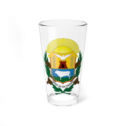 Escudo del Estado Anzoategui (Venezuela) (Coat of Arms) Pint Glass 16oz 16oz - Go Mug Yourself