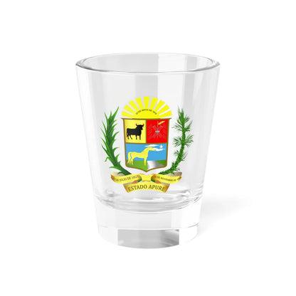 Escudo del Estado Apure (Venezuela) (Coat of Arms) Shot Glass 1.5oz 1.5oz - Go Mug Yourself