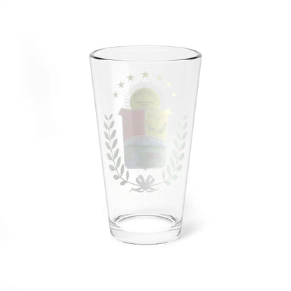 Escudo del Estado Barinas (Venezuela) (Coat of Arms) Pint Glass 16oz - Go Mug Yourself