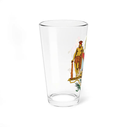 Escudo del Estado Delta Amacuro (Venezuela) (Coat of Arms) Pint Glass 16oz - Go Mug Yourself