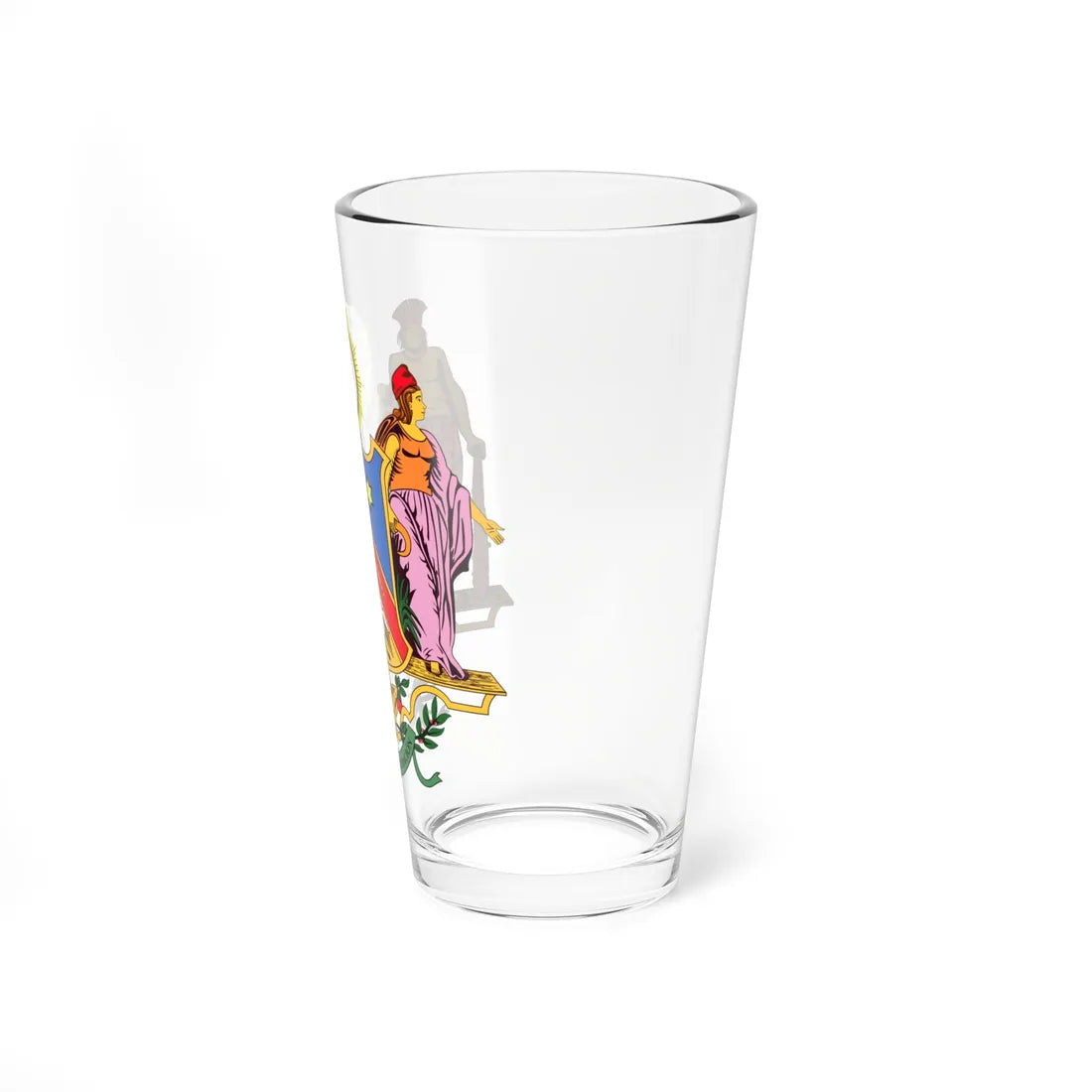 Escudo del Estado Delta Amacuro (Venezuela) (Coat of Arms) Pint Glass 16oz - Go Mug Yourself