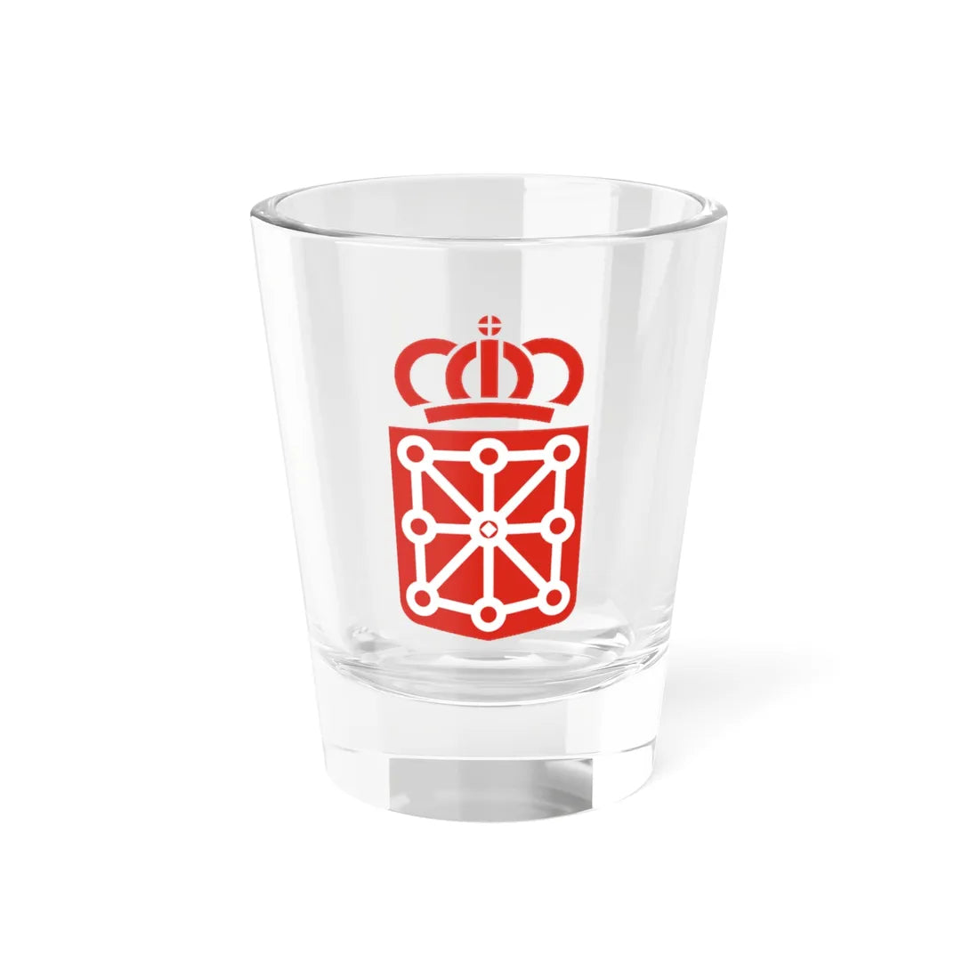 Escudo del gobierno de Navarra (Spain) (Coat of Arms) Shot Glass 1.5oz 1.5oz - Go Mug Yourself