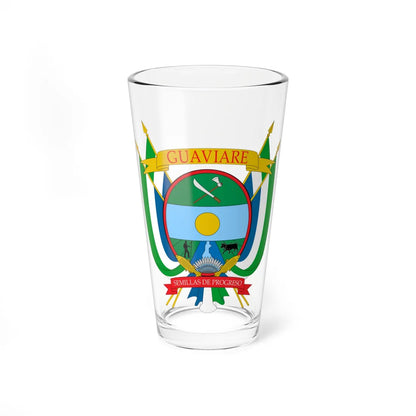 Escudo del Guaviare (Colombia) (Coat of Arms) Pint Glass 16oz 16oz - Go Mug Yourself