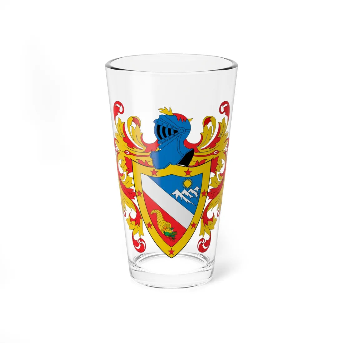 Escudo del Huila (Colombia) (Coat of Arms) Pint Glass 16oz 16oz - Go Mug Yourself