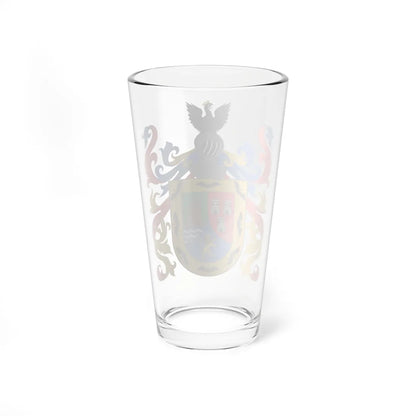 Escudo del Mariscal Jorge Robledo (Colombia) (Coat of Arms) Pint Glass 16oz - Go Mug Yourself