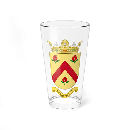 Escudo del Marquesado de la Floresta (Spain) (Coat of Arms) Pint Glass 16oz 16oz - Go Mug Yourself