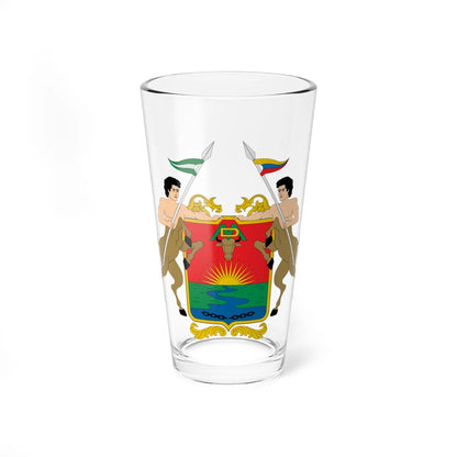 Escudo del Meta (Colombia) (Coat of Arms) Pint Glass 16oz 16oz - Go Mug Yourself