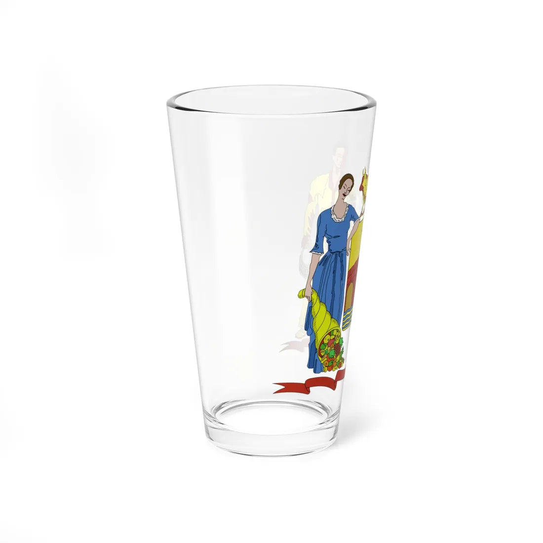 Escudo del Municipio Alberto Adriani (Venezuela) (Coat of Arms) Pint Glass 16oz - Go Mug Yourself