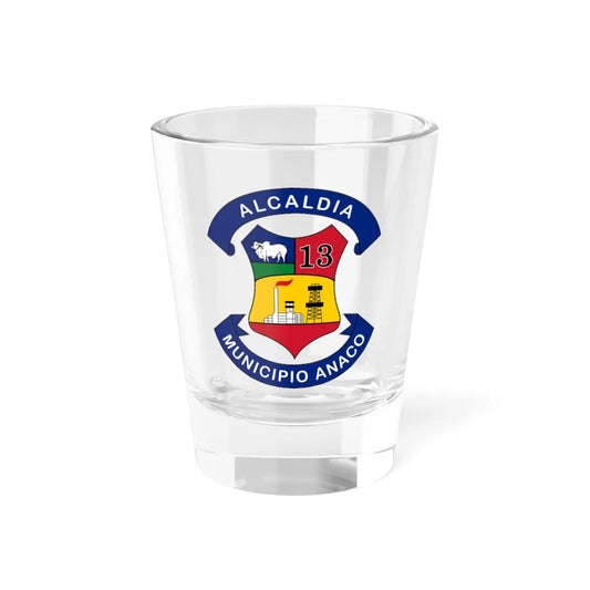 Escudo del Municipio Anaco (Venezuela) (Coat of Arms) Shot Glass 1.5oz 1.5oz - Go Mug Yourself