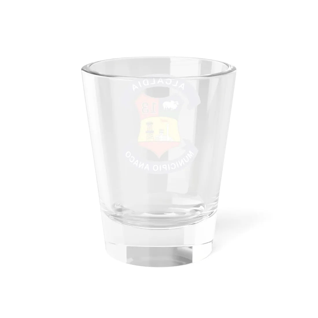 Escudo del Municipio Anaco (Venezuela) (Coat of Arms) Shot Glass 1.5oz - Go Mug Yourself