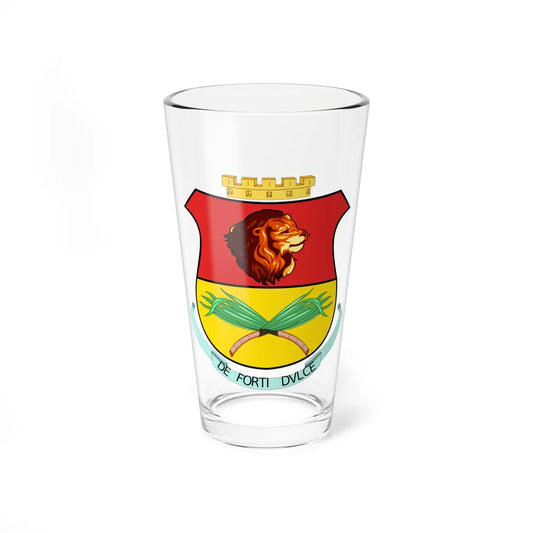 Escudo del Municipio Campo Elías (Venezuela) (Coat of Arms) Pint Glass 16oz 16oz - Go Mug Yourself