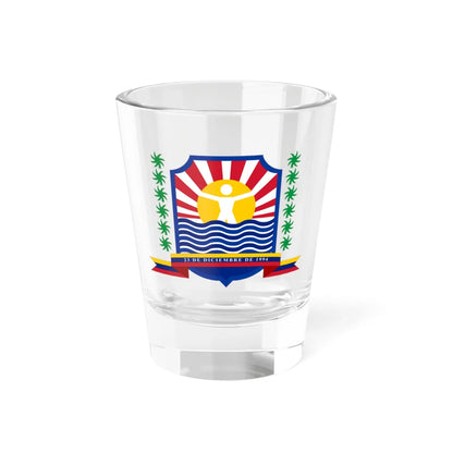 Escudo del Municipio Capistrano Anzoátegui (Venezuela) (Coat of Arms) Shot Glass 1.5oz 1.5oz - Go Mug Yourself