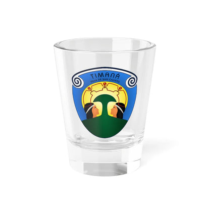 Escudo del municipio de Timana Huila (Colombia) (Coat of Arms) Shot Glass 1.5oz 1.5oz - Go Mug Yourself