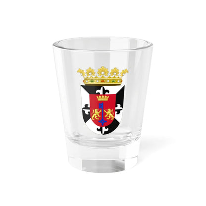 Escudo del Municipio Santo Domingo (Dominica) (Coat of Arms) Shot Glass 1.5oz 1.5oz - Go Mug Yourself
