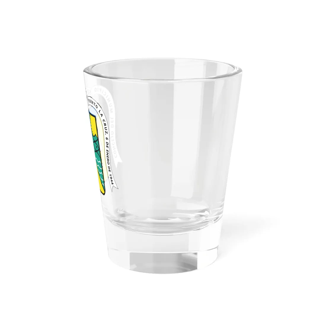 Escudo del Municipio Sotillo Anzoátegui (Venezuela) (Coat of Arms) Shot Glass 1.5oz - Go Mug Yourself