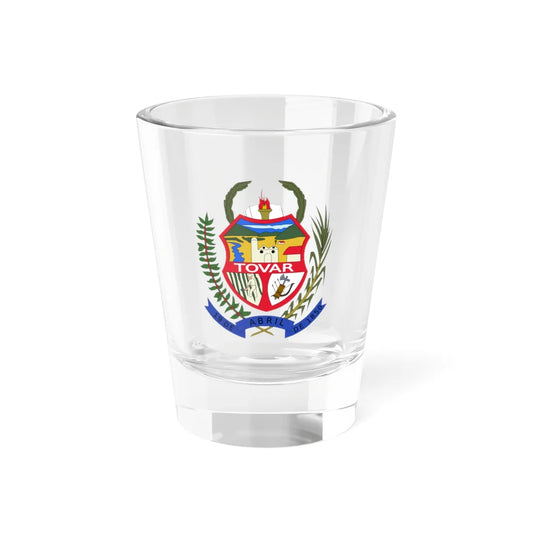 Escudo del Municipio Tovar (Venezuela) (Coat of Arms) Shot Glass 1.5oz 1.5oz - Go Mug Yourself