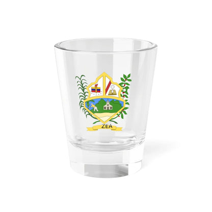 Escudo del Municipio Zea (Venezuela) (Coat of Arms) Shot Glass 1.5oz 1.5oz - Go Mug Yourself