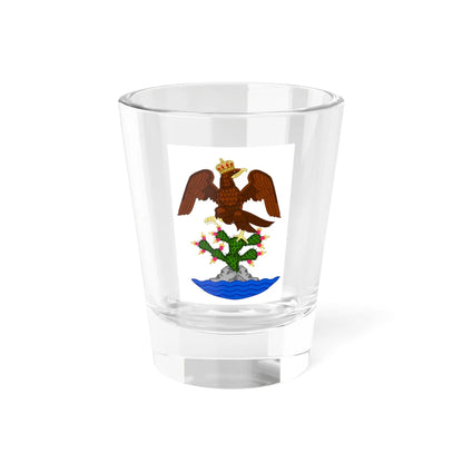 Escudo del Primer Imperio Mexicano cropped (Mexico) (Coat of Arms) Shot Glass 1.5oz 1.5oz - Go Mug Yourself