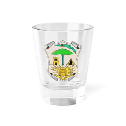 Escudo del Quiche (Guatemala) (Coat of Arms) Shot Glass 1.5oz 1.5oz - Go Mug Yourself