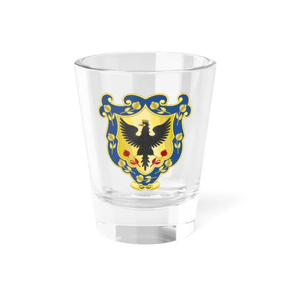 Escudo del Virreinato de Nueva Granada 1717 - 1819 (Colombia) (Coat of Arms) Shot Glass 1.5oz 1.5oz - Go Mug Yourself