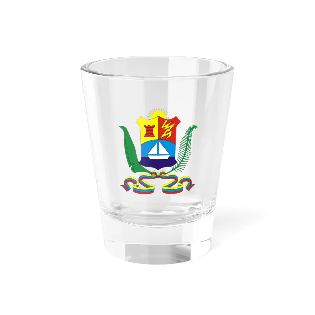 Escudo del Zulia (Venezuela) (Coat of Arms) Shot Glass 1.5oz 1.5oz - Go Mug Yourself