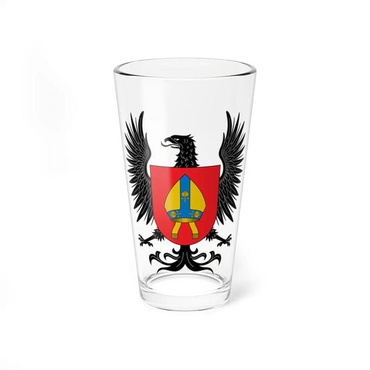 Escudo Episcopado de Colombia (Colombia) (Coat of Arms) Pint Glass 16oz 16oz - Go Mug Yourself