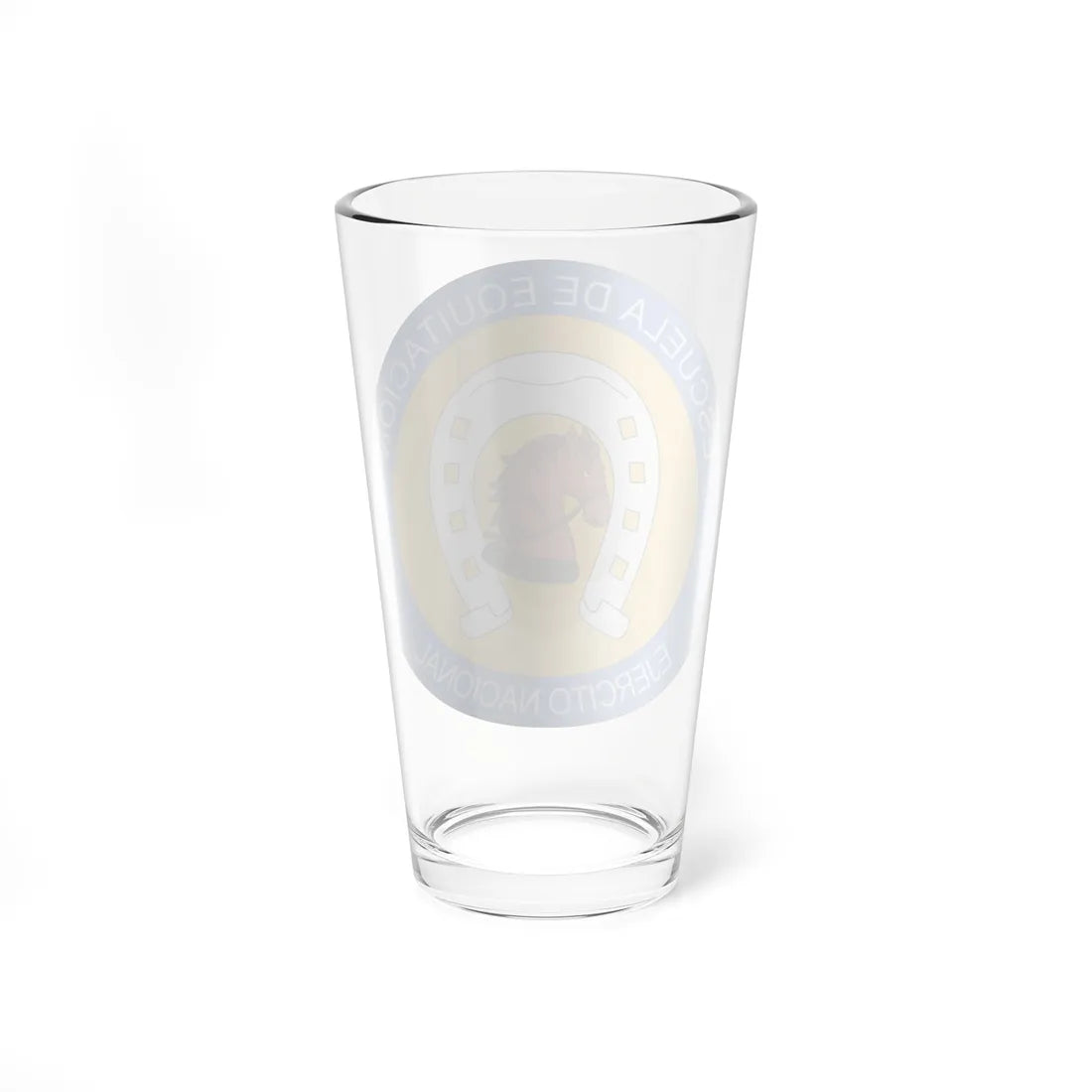 Escudo Equitacion del Ejercito de Colombia (Colombia) (Coat of Arms) Pint Glass 16oz - Go Mug Yourself