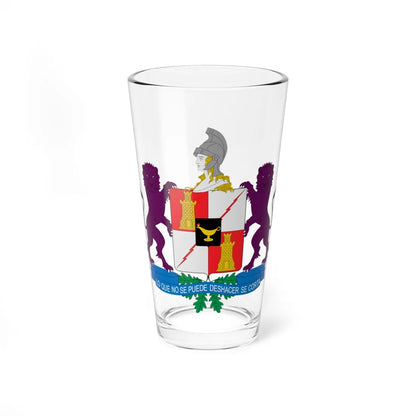 Escudo Escuela de Armas Blindadas-Colombia (Colombia) (Coat of Arms) Pint Glass 16oz 16oz - Go Mug Yourself