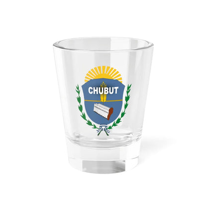 Escudo estilizado de Chubut (Argentina) (Coat of Arms) Shot Glass 1.5oz 1.5oz - Go Mug Yourself