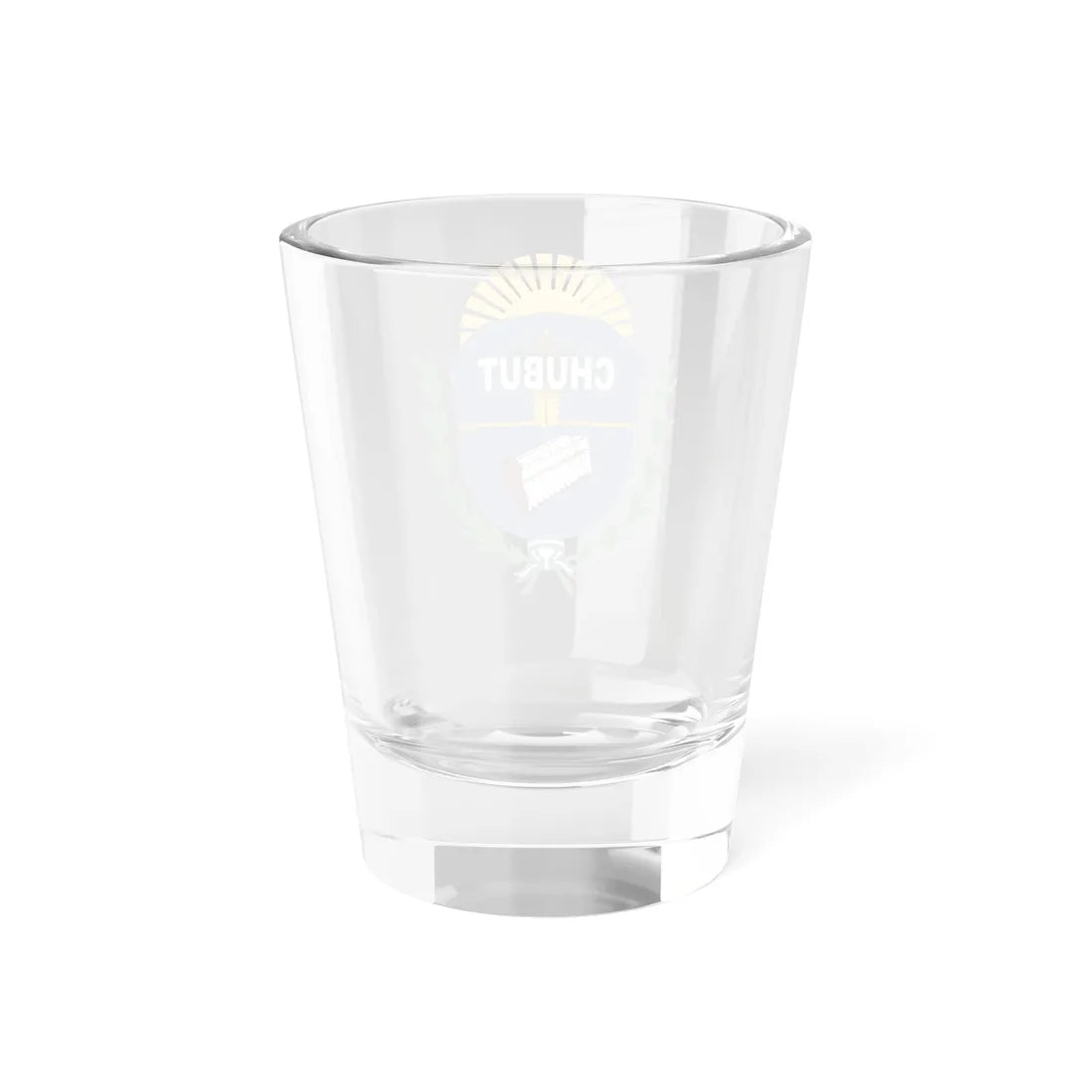 Escudo estilizado de Chubut (Argentina) (Coat of Arms) Shot Glass 1.5oz - Go Mug Yourself