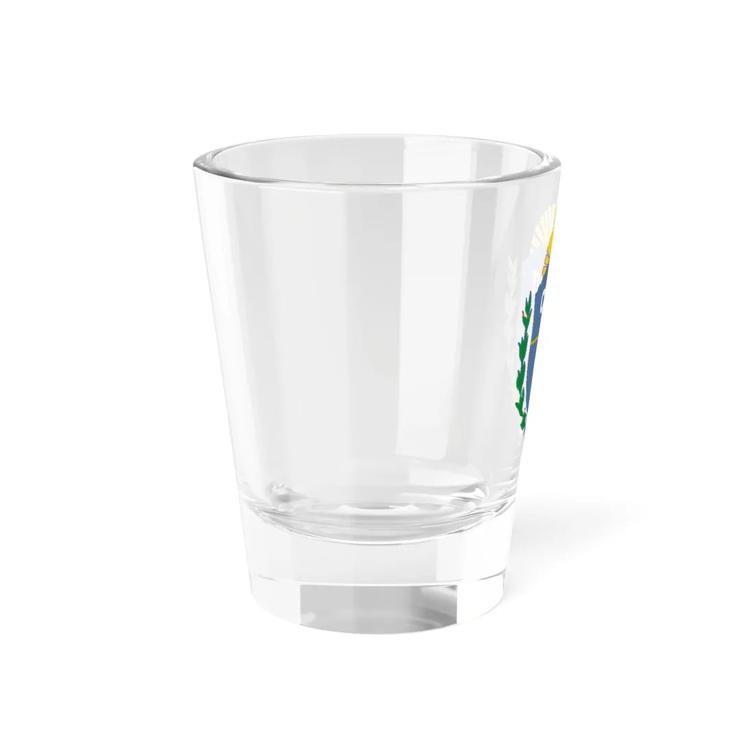 Escudo estilizado de Chubut (Argentina) (Coat of Arms) Shot Glass 1.5oz - Go Mug Yourself