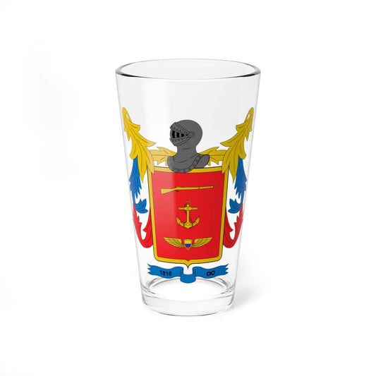 Escudo Fuerzas Militares de Colombia (Colombia) (Coat of Arms) Pint Glass 16oz 16oz - Go Mug Yourself