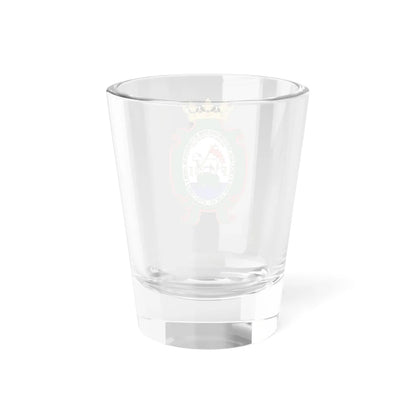 Escudo Histórico de San Juan de Puerto Rico Siglo XIX (Puerto Rico) (Coat of Arms) Shot Glass 1.5oz - Go Mug Yourself