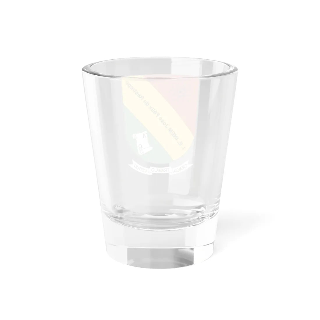 Escudo INEM JFR (Colombia) (Coat of Arms) Shot Glass 1.5oz - Go Mug Yourself