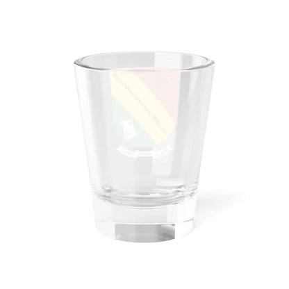 Escudo INEM JFR (Colombia) (Coat of Arms) Shot Glass 1.5oz - Go Mug Yourself