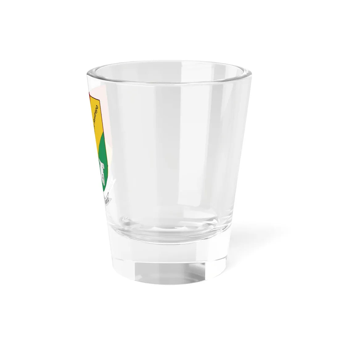 Escudo INEM JFR (Colombia) (Coat of Arms) Shot Glass 1.5oz - Go Mug Yourself