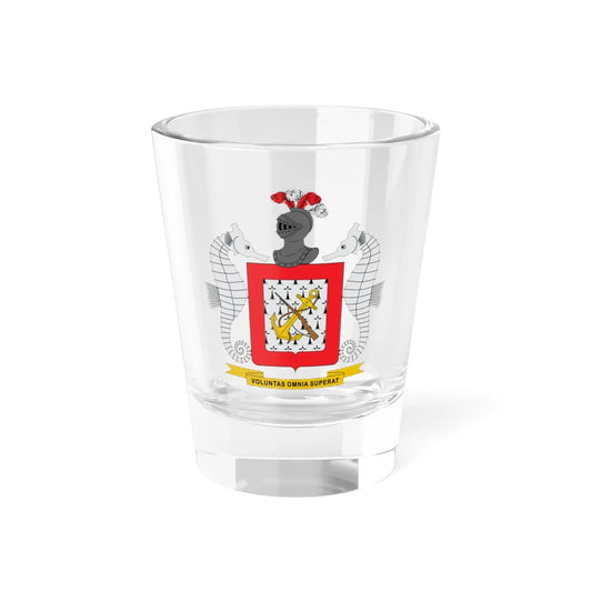 Escudo Infanteria de Marina de Colombia (Colombia) (Coat of Arms) Shot Glass 1.5oz 1.5oz - Go Mug Yourself