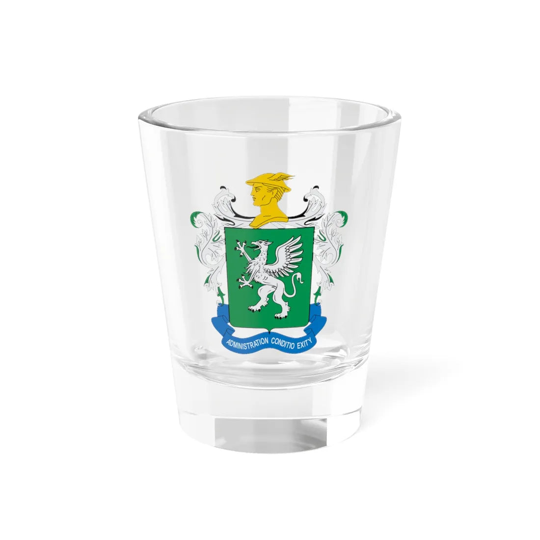 Escudo Intendencia-ENC (Colombia) (Coat of Arms) Shot Glass 1.5oz 1.5oz - Go Mug Yourself