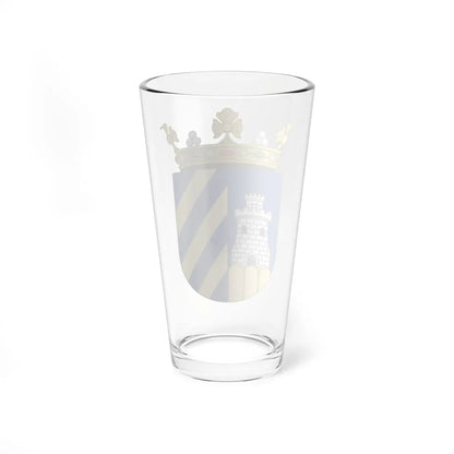 Escudo marquesal Platoni (Spain) (Coat of Arms) Pint Glass 16oz - Go Mug Yourself