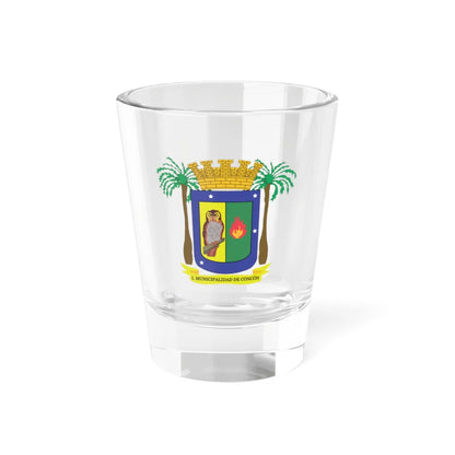 Escudo Municipal de Concón (Chile) (Coat of Arms) Shot Glass 1.5oz 1.5oz - Go Mug Yourself