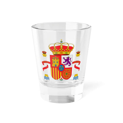 Escudo nacional de España 1981 base carpanel (Spain) (Coat of Arms) Shot Glass 1.5oz 1.5oz - Go Mug Yourself