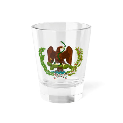 Escudo Nacional de los Estados Unidos Mexicanos 1824-1918 (Mexico) (Coat of Arms) Shot Glass 1.5oz 1.5oz - Go Mug Yourself