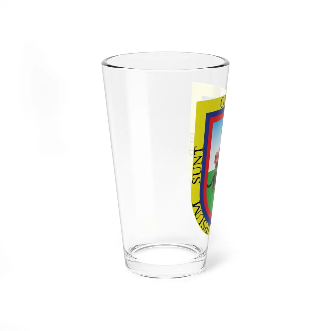 Escudo oficial de Córdoba Colombia (Colombia) (Coat of Arms) Pint Glass 16oz - Go Mug Yourself