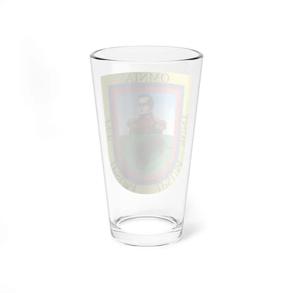 Escudo oficial de Córdoba Colombia (Colombia) (Coat of Arms) Pint Glass 16oz - Go Mug Yourself