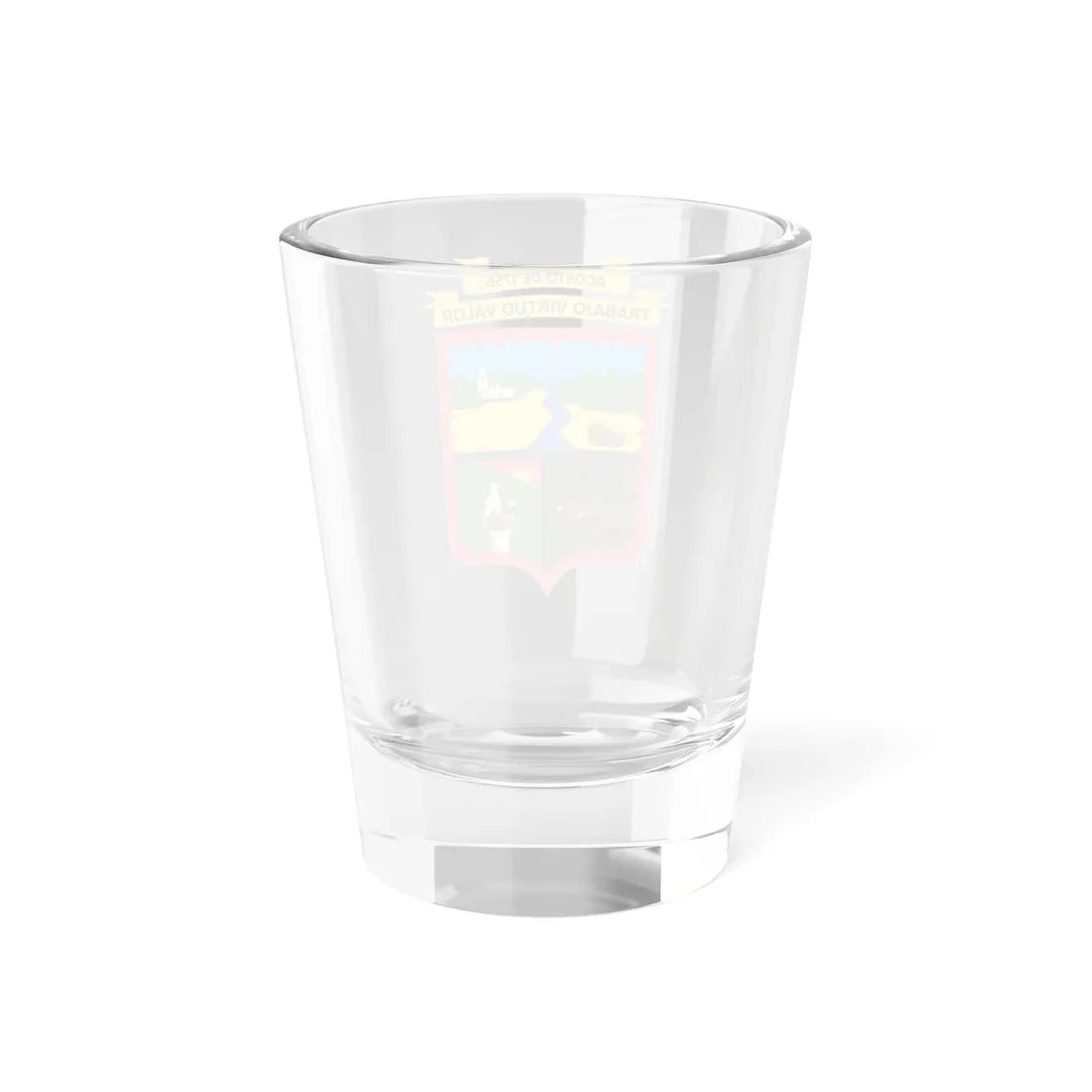 Escudo plano de Acevedo Huila (Colombia) (Coat of Arms) Shot Glass 1.5oz - Go Mug Yourself