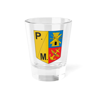 Escudo Policia Militar-Colombia (Colombia) (Coat of Arms) Shot Glass 1.5oz 1.5oz - Go Mug Yourself