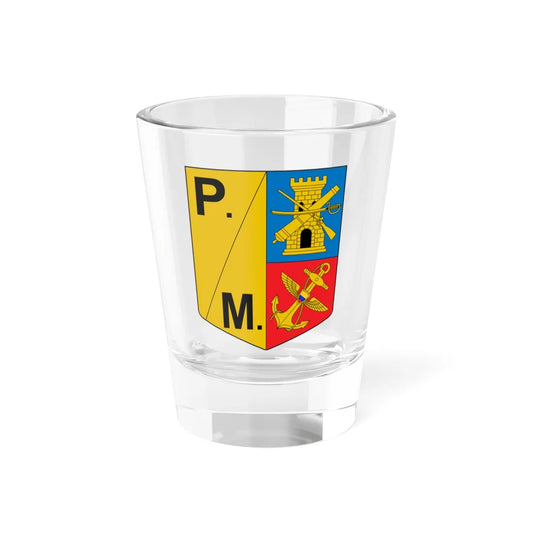 Escudo Policia Militar-Colombia (Colombia) (Coat of Arms) Shot Glass 1.5oz 1.5oz - Go Mug Yourself