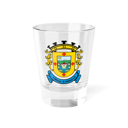 Escudo Popayan (Colombia) (Coat of Arms) Shot Glass 1.5oz 1.5oz - Go Mug Yourself